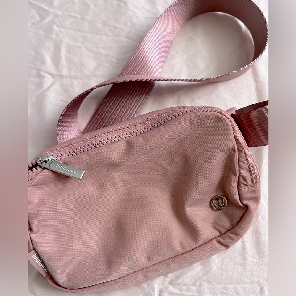 Lululemon pastel pink belt bag